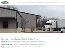 Tablet Screenshot of greenwaycarriersllc.com